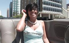 rocker chick shows her massive tits and pierced clit in public - movie 2 - 3
