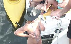 Bikini clad to totally bare babes have a blast on the party boat - movie 2 - 2
