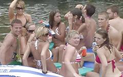 Party girls have a girl-on-girl pussy fest at the lake - movie 7 - 7
