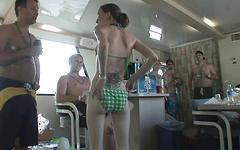 Take a look at all the ass and sweet teen pussy on this boat party - movie 4 - 4