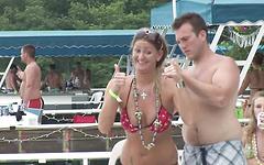 Boat parties in the Ozarks offer plenty of topless action - movie 6 - 6