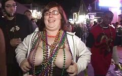 Bigger boobs and more of them at Mardi Gras - movie 11 - 5