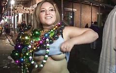 Party girls give up their beads to show off their tits - movie 9 - 3
