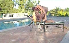 Julie Meadows Gets Railed by the Pool - movie 1 - 5