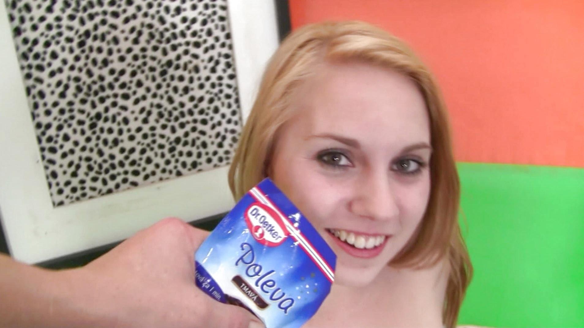 Jessica neight gets covered in chocolate frosting during sex