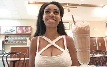 Download Brittney white gets a load on her amateur boobs