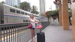 Angel Smalls Gets Fucked On Her Vacation to San Diego - movie 1 - 2