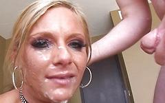 Watch Now - Big tits blonde phoenix marie gets sloppy facial after messy deepthroat 