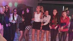 Guarda ora - Swinging pornstars cream the club in wild group sex party 