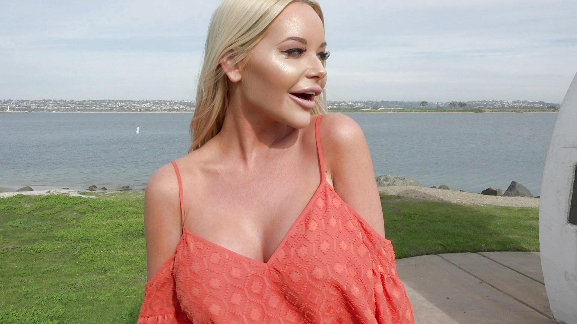 Rachele Richey Loves To Flash Her Giant Titties In Public! 