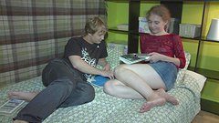 Watch Now - Kiki takes her boyfriends cock down to the balls during first time anal sex