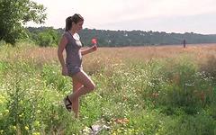 Watch Now - Cindy practices mindfulness and winds up fucking herself with a dildo