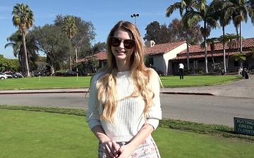 Download Nadya nabakova fucks her pussy with a putter for a hole in one