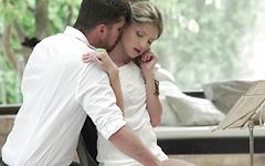 Gina Gerson fucks her music teacher and loves his thick dick in deep - movie 1 - 2