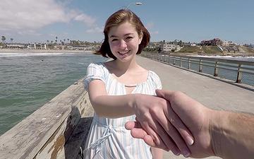 Download Aria sky loves long walks on the beach and titty fucking