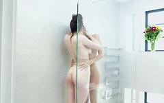 Samantha Bentley and Clea Gaultier enjoy a lesbian romp in the shower - movie 4 - 7