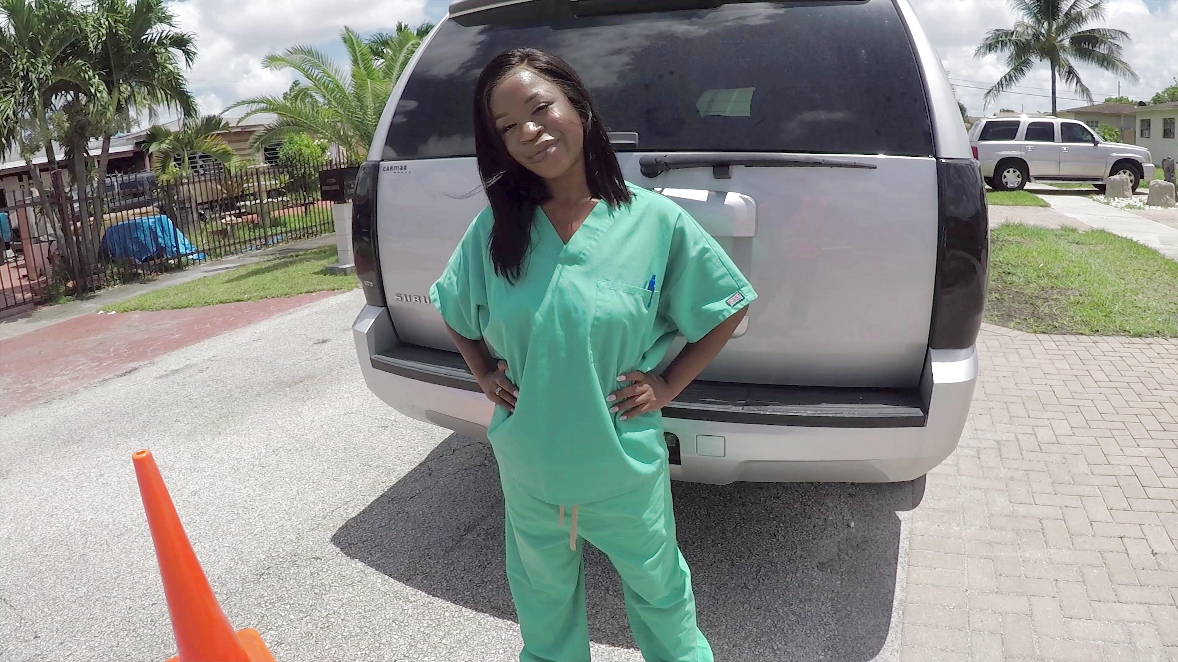 Stacy Fucks The Mechanic So He Will Fix Her Car ASAP