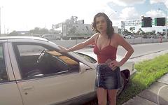 Samantha gets her car repaired in exchange for a mechanic suck and fuck - movie 1 - 2