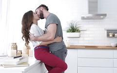 Veronikaja fucks her boyfriend in a hot XXX scene on the kitchen counter - movie 4 - 2