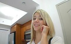 Ashlynn Brooke is a sexy amateur blonde keen to break into porn join background