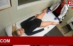 Gymnast Paris White gets BANGED by the team doctor! join background
