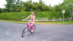 Kinsley Anne is a wild fuck toy that likes to bike around naked - movie 1 - 2