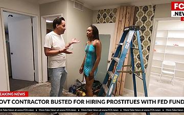 Download Sizi sev gets hired by a federal contractor to fuck him for cash 