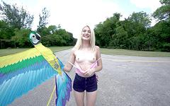 Jessie Saint flies a kite and gets fucked in the woods join background