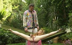 Annie Body fucks in a hammock outdoors - movie 2 - 2