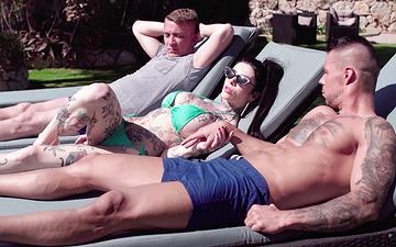 Download Hardcore tattoo enthusiast megan inky gets double penetrated