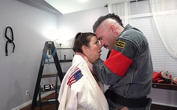 Download Alexis fawx learns some new martial arts tricks while sucking dick 