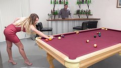 Kijk nu - Gabbie carter is a pool shark that is looking for some dick 