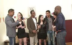 No hole is left unfucked during this interracial gang bang - movie 1 - 2