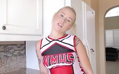 Layla Love slutty tattooed cheerleader loves to suck and fuck - movie 4 - 2