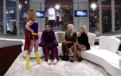 Kagney Linn Karter, Bridgette B and Natasha Marley host super hero orgy - movie 4 - 2