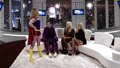 Kagney Linn Karter, Bridgette B and Natasha Marley host super hero orgy - movie 4 - 2