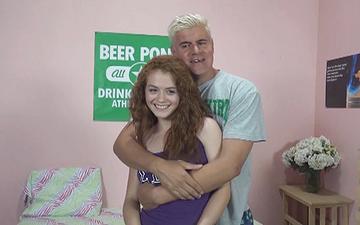 Download Red head alice green bounces her pussy up and down his dick 