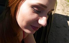 Watch Now - Fuck this red headed street slut with your cock in this pov scene