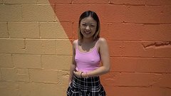 Lulu Chu is an extra small babe with a tight pussy join background