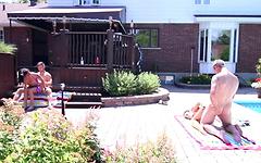 Shana Lane y Heidi Van Horny follan en la piscina e intercambian parejas - movie 3 - 4
