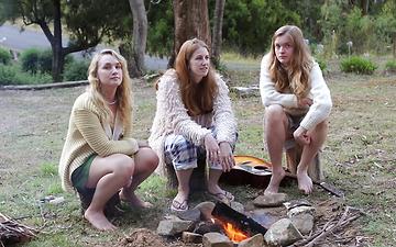 Download Go behind the scenes of a hippie lesbian sex retreat 