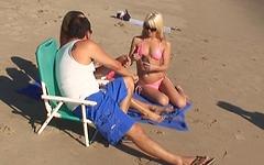 Some behind the scenes footage from a porn film outdoors on the beach - bonus 1 - 4