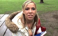 Jetzt beobachten - Small breasted tanned blonde loves to be pounded deep and given a facial