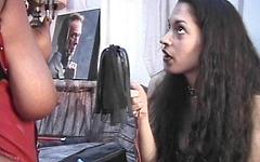 Mistress Pamela introduces brunette Nikki Nawtty to exotic BDSM fetish - movie 1 - 5