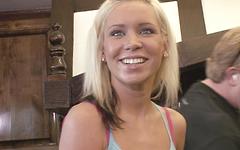 Regarde maintenant - Blonde teen kacey bends over and gets fucked hardcore in many positions