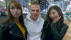 Ver ahora - Mona ayami y tsubaki kato tienen una noche de sexo salvaje en trío con un semental