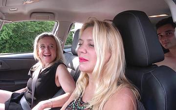 Download Renata and lucy red pick up two frat guys for a granny banging foursome!