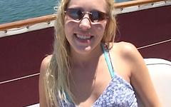 Liv Wylder is on the boat getting fucked by two different men at once join background