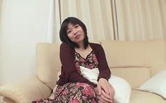 Toshiko Shiraki is a cute chubby Asian with a fat and hairy flower pussy - movie 2 - 2