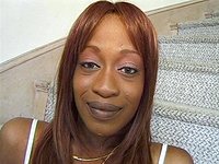 Regarde maintenant - Kenya is a horny ebony slut with a lust for big white dick down her throat